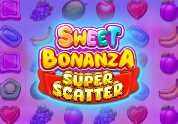 Слот Sweet Bonanza Super Scatter в казино Аркада